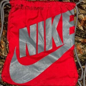 Nike Red Drawstring Bag